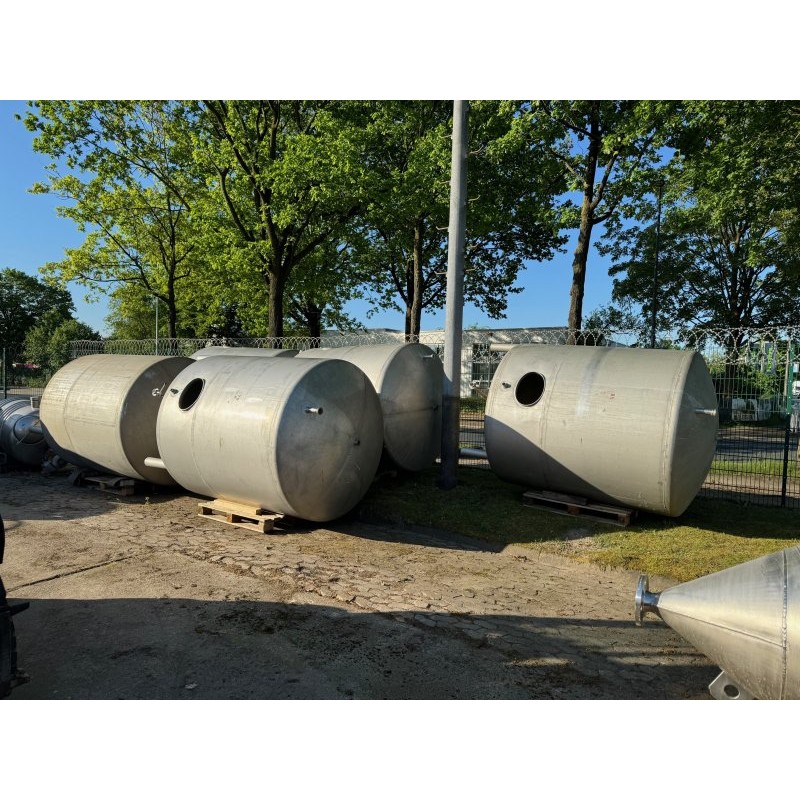 Edelstahlbehälter 6 cbm von Sielmann