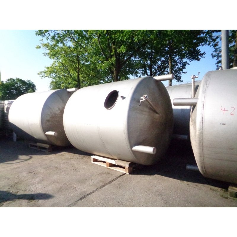 Edelstahlbehälter 6 cbm von Sielmann