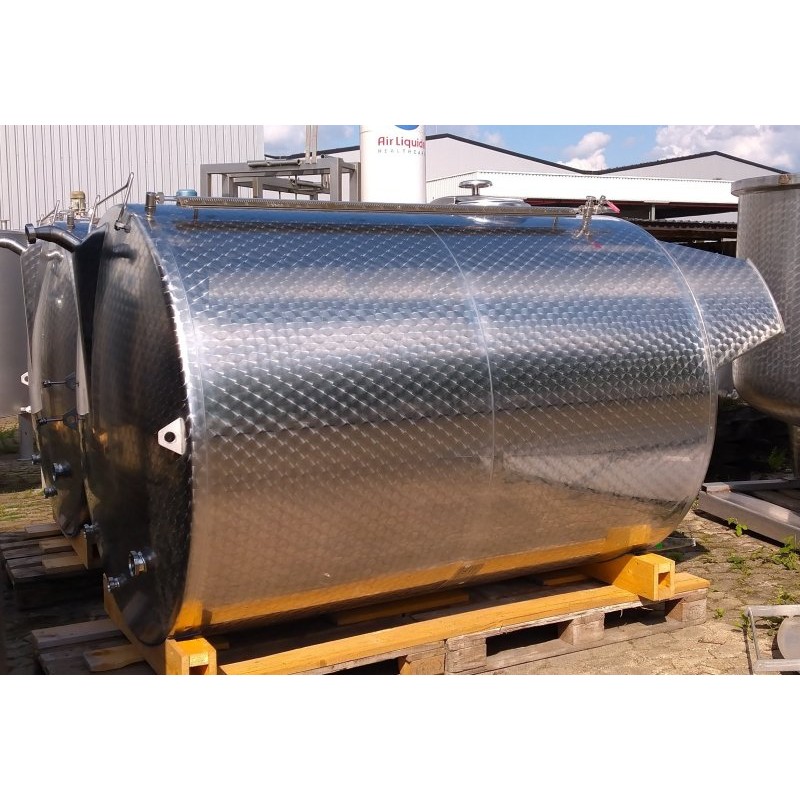 Edelstahlbehälter 3 cbm von Sielmann