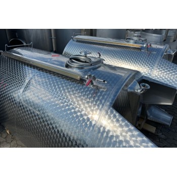 Edelstahlbehälter 3 cbm von Sielmann