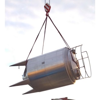 Edelstahlbehälter 20 cbm von Sielmann