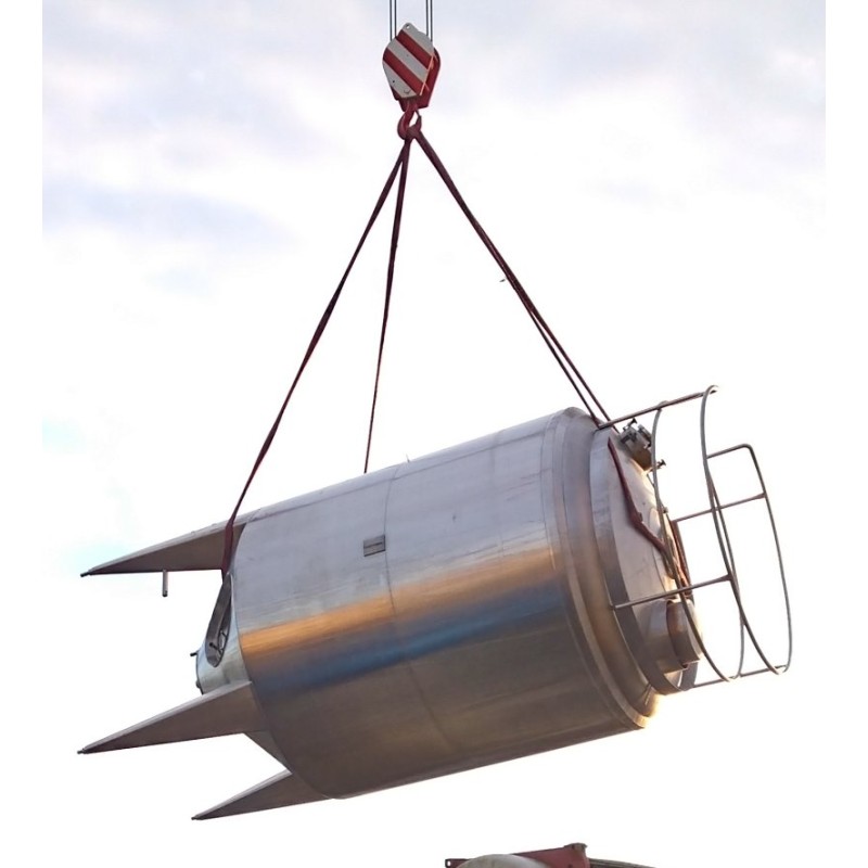 Edelstahlbehälter 20 cbm von Sielmann