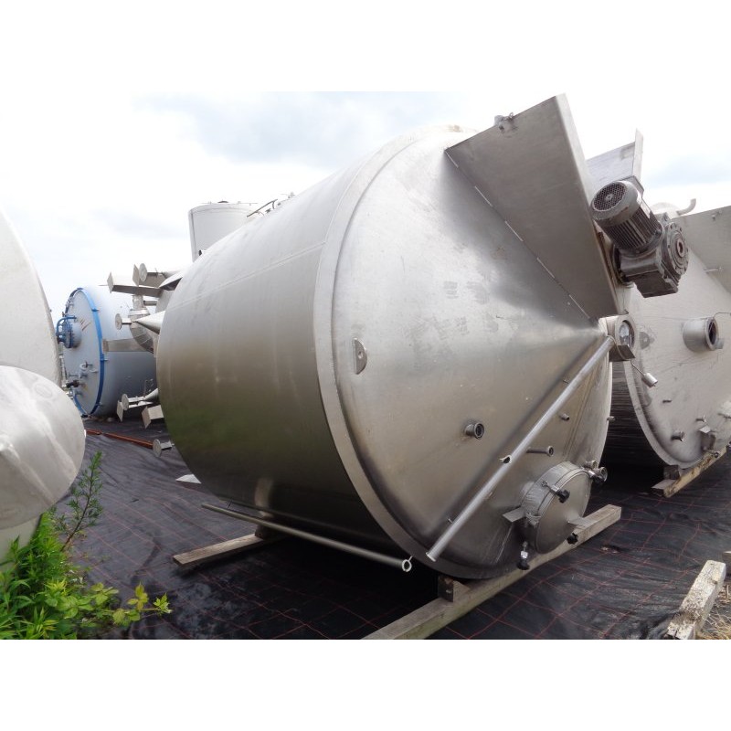 Edelstahlbehälter, 8 cbm von Sielmann