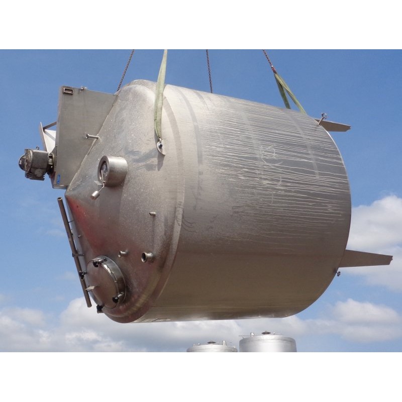 Edelstahlbehälter, 8 cbm von Sielmann