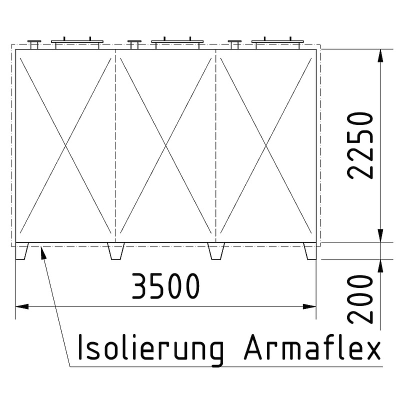 Rechteckbehälter 10,5 cbm von Sielmann