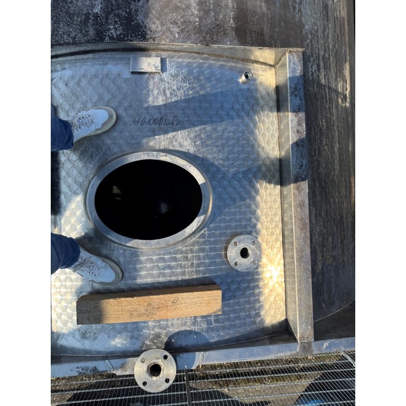 Edelstahlbehälter 38 cbm von Sielmann