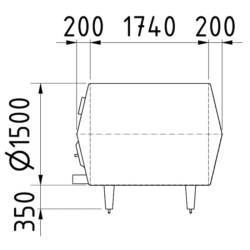 Edelstahlbehälter 5 cbm von Sielmann