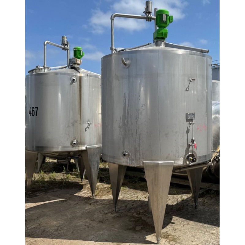 Edelstahlbehälter 3 cbm von Sielmann