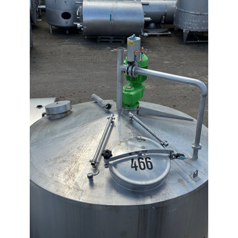 Edelstahlbehälter 3 cbm von Sielmann