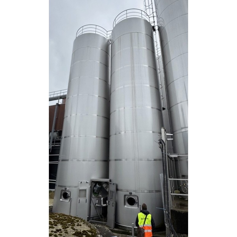 Edelstahlbehälter 117 cbm von Sielmann