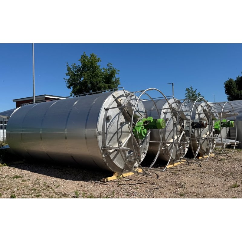 Edelstahlbehälter 35 cbm von Sielmann