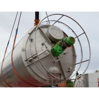 Edelstahlbehälter 35 cbm von Sielmann