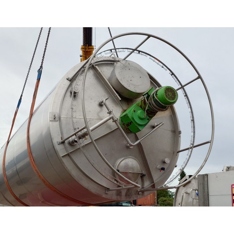 Edelstahlbehälter 35 cbm von Sielmann