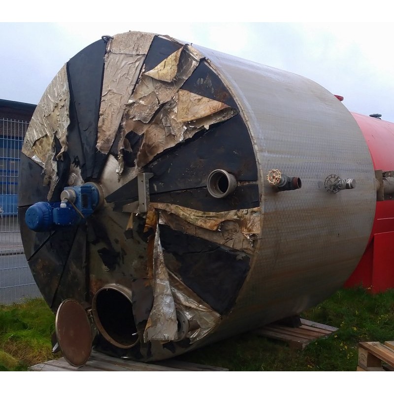 Edelstahlbehälter 8 cbm von Sielmann