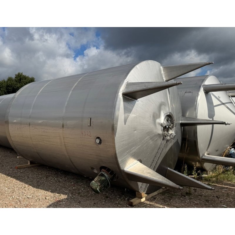 Edelstahlbehälter 30 cbm von Sielmann