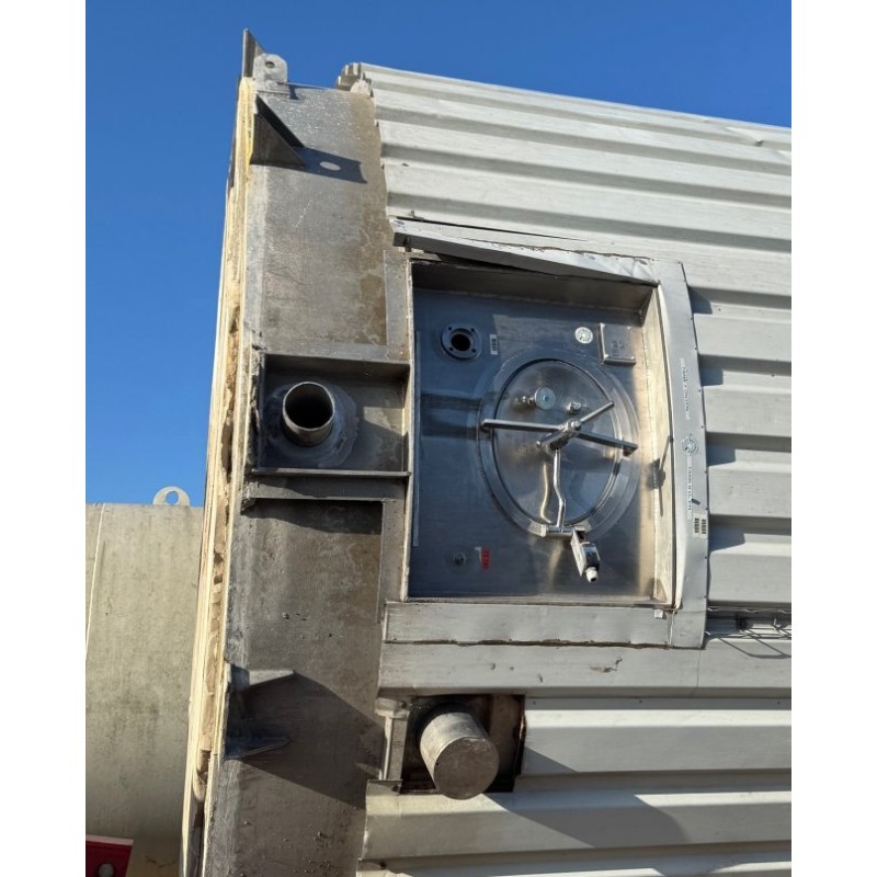 Edelstahlbehälter 2 x 60 cbm von Sielmann