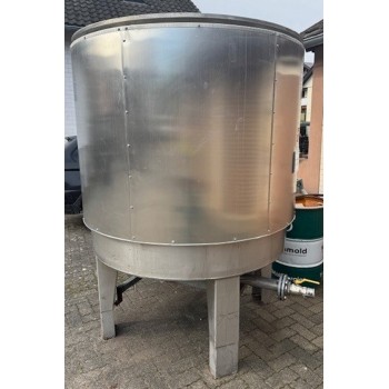 Edelstahlbehälter 3 cbm von Sielmann