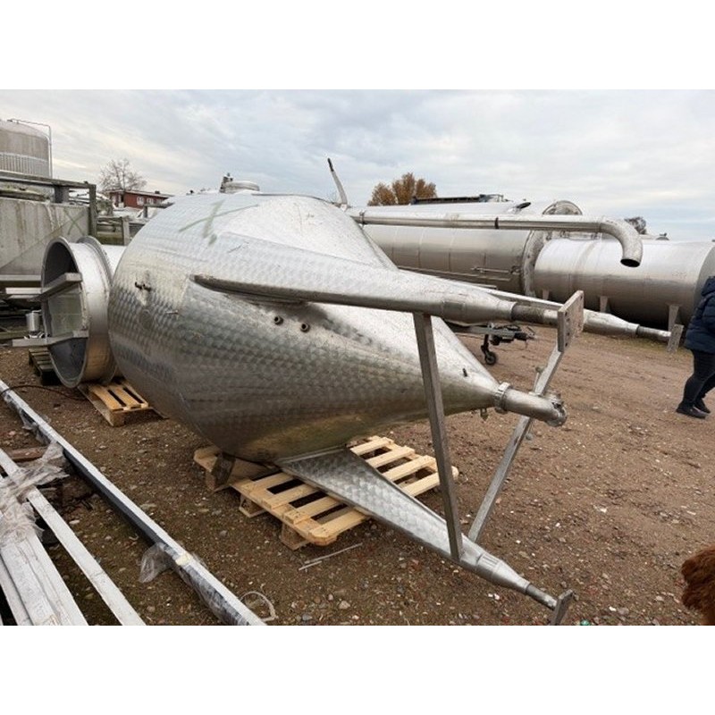 Edelstahlbehälter 2 cbm von Sielmann