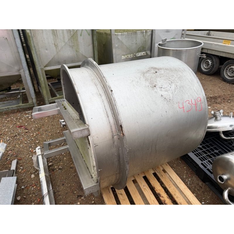 Edehlstahlbehälter 0,95 cbm von Sielmann