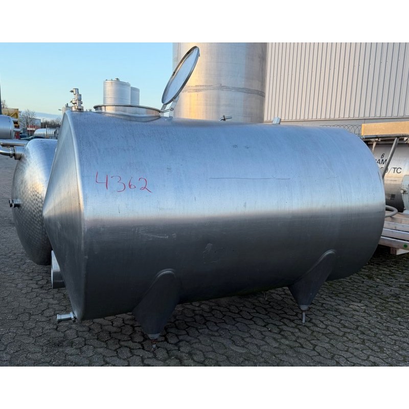 Edelstahlbehälter 4,3  cbm von Sielmann