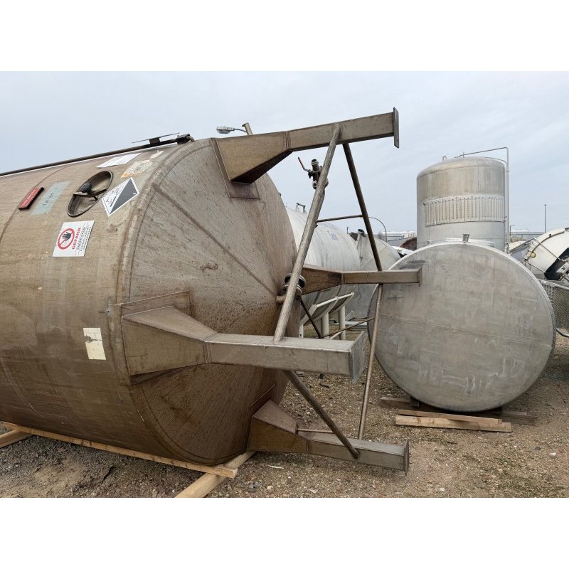 Edelstahlbehälter 15 cbm von Sielmann