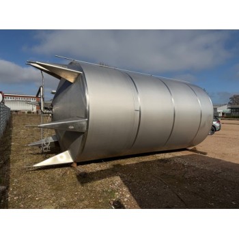 Edelstahlbehälter 40 cbm von Sielmann