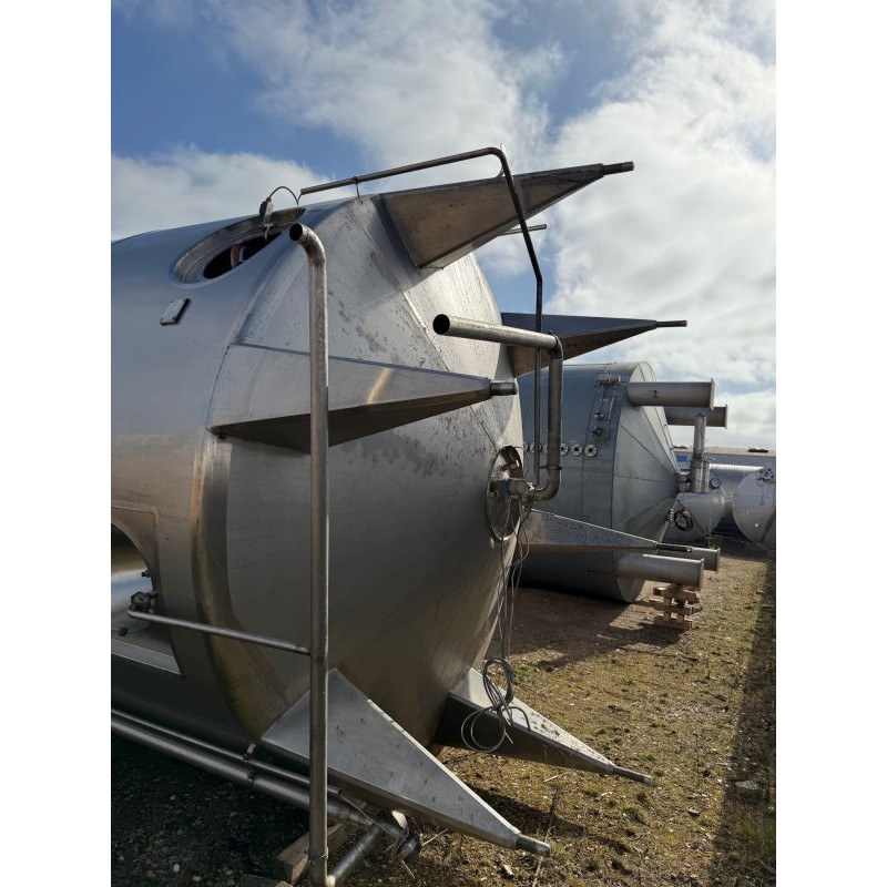 Edelstahlbehälter 40 cbm von Sielmann