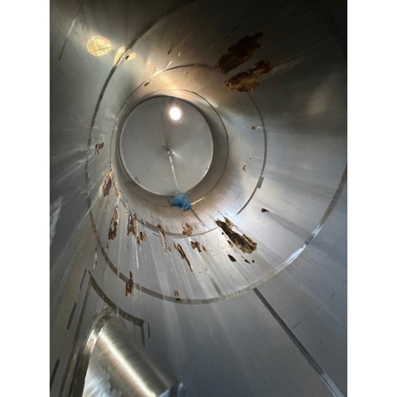 Edelstahlbehälter 40 cbm von Sielmann