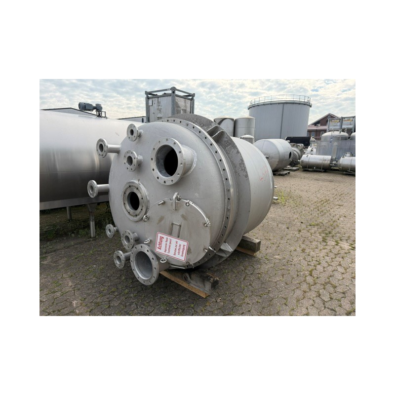 Edelstahlbehälter 2,8 cbm, hängend von Sielmann