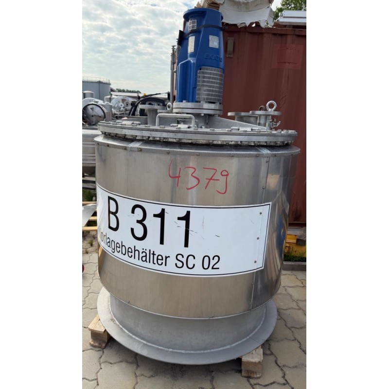 Edelstahlbehälter 1,1 cbm von Sielmann